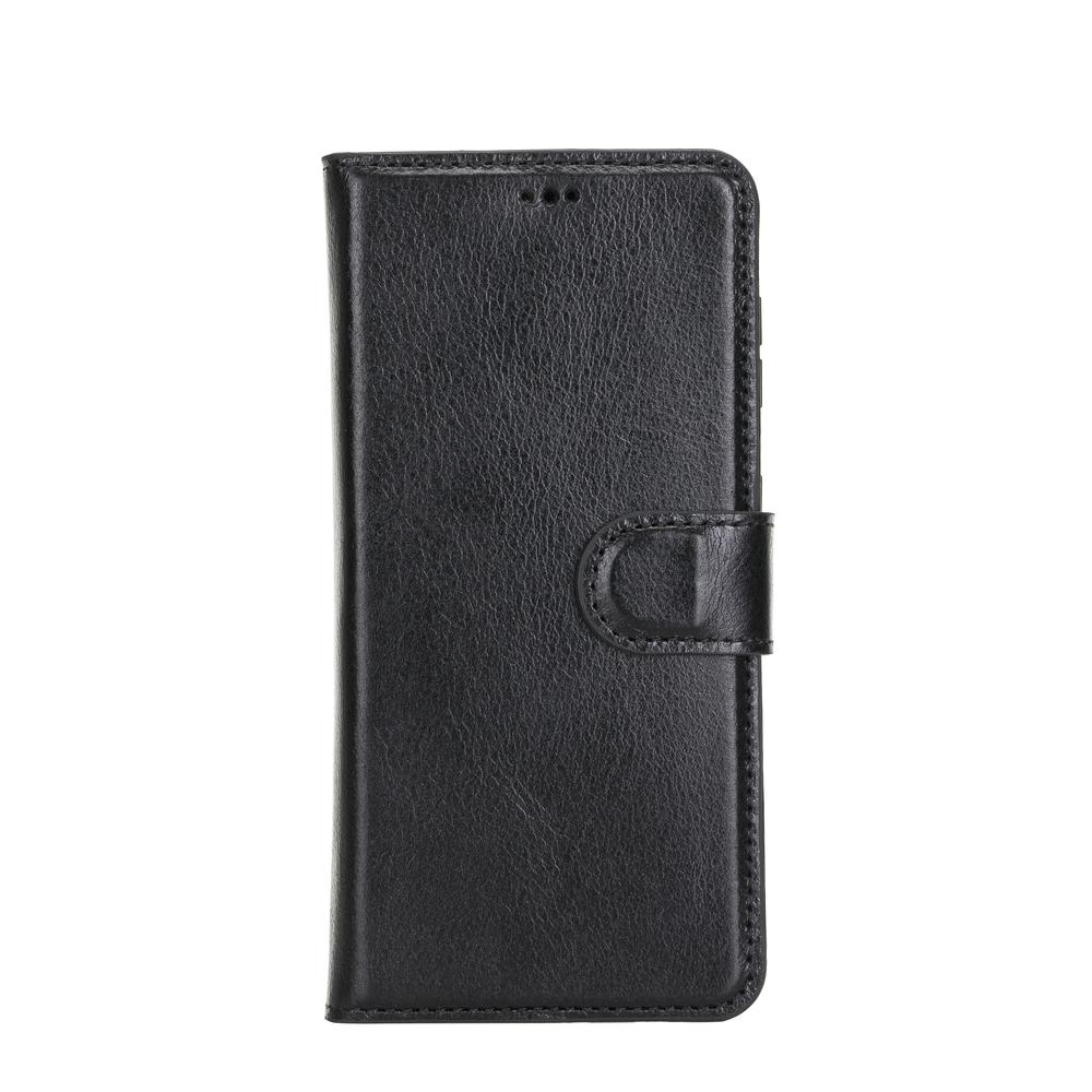 LupinnyLeather Magnetic Detachable Leather Wallet Case for Samsung Galaxy S21 Plus (Brown) 16
