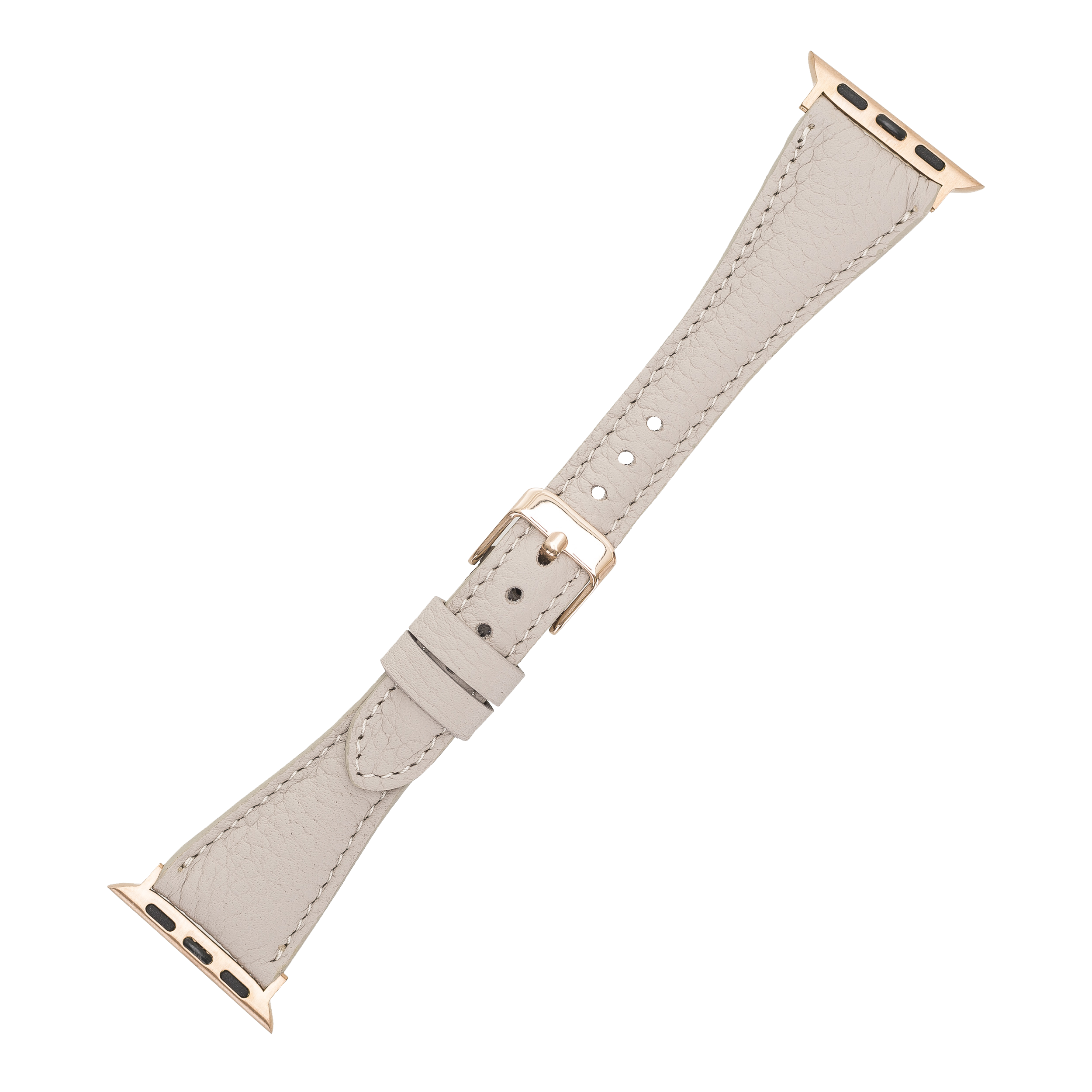 LupinnyLeather Beige Leather Watch Band for Apple Watch and Fitbit Versa 3 2 1 Watch Band 8