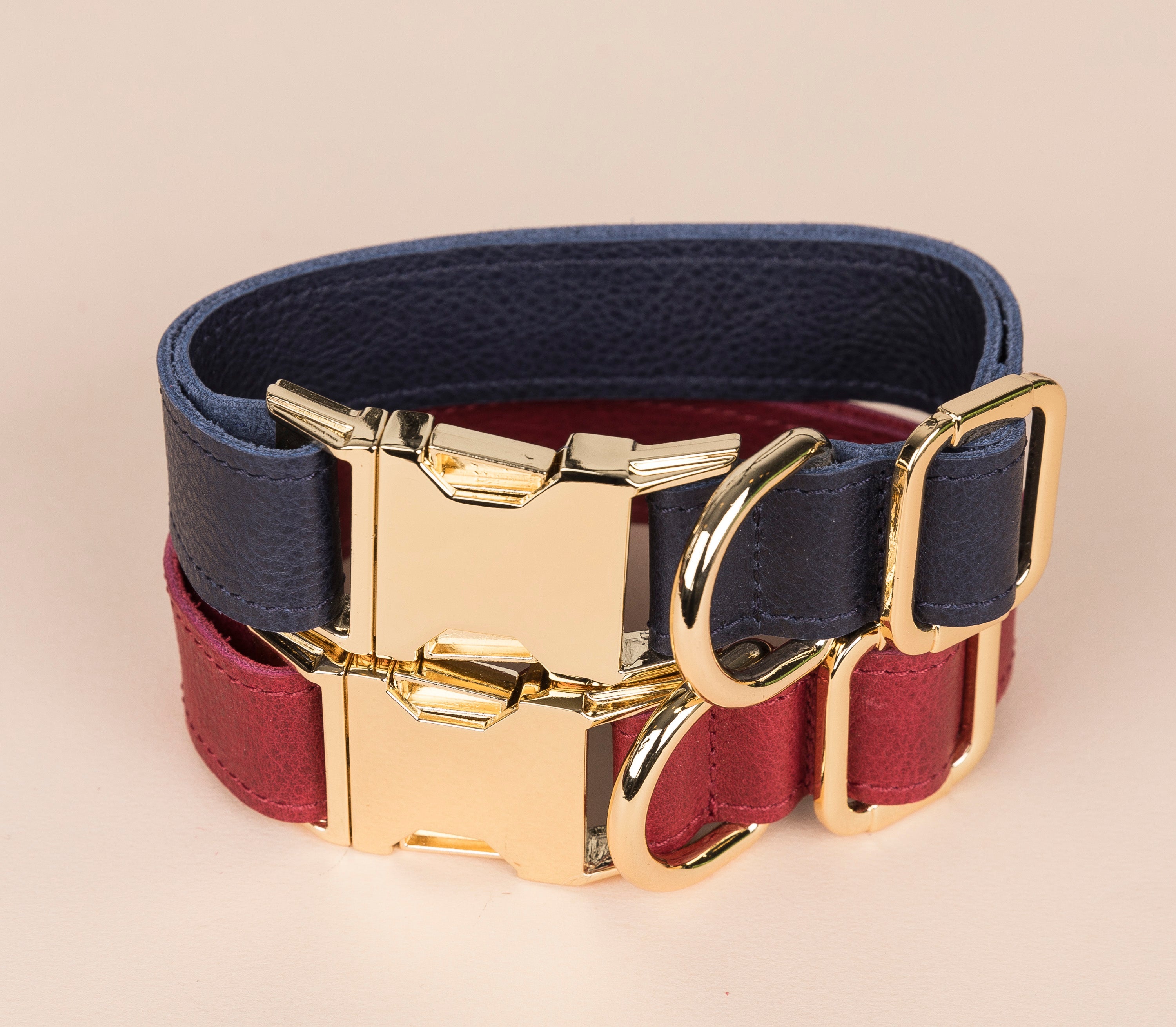 Genuine Leather Adjustable Strong Dog Collar 6