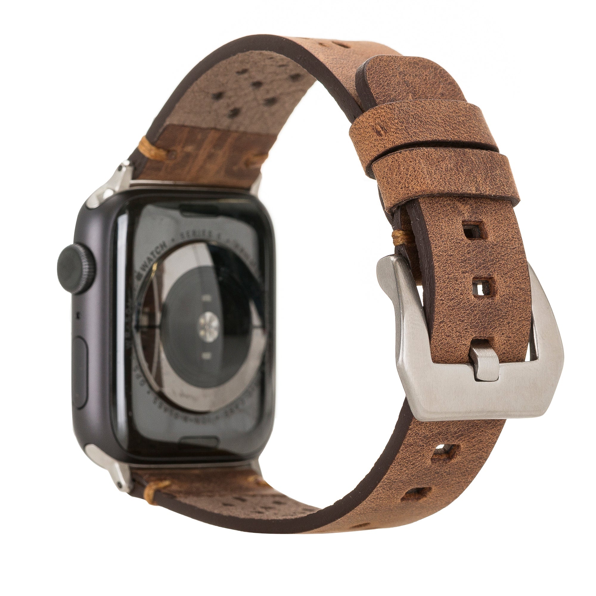 LupinnyLeather Leeds Watch Band for Apple Watch Series and Fitbit/Sense 7
