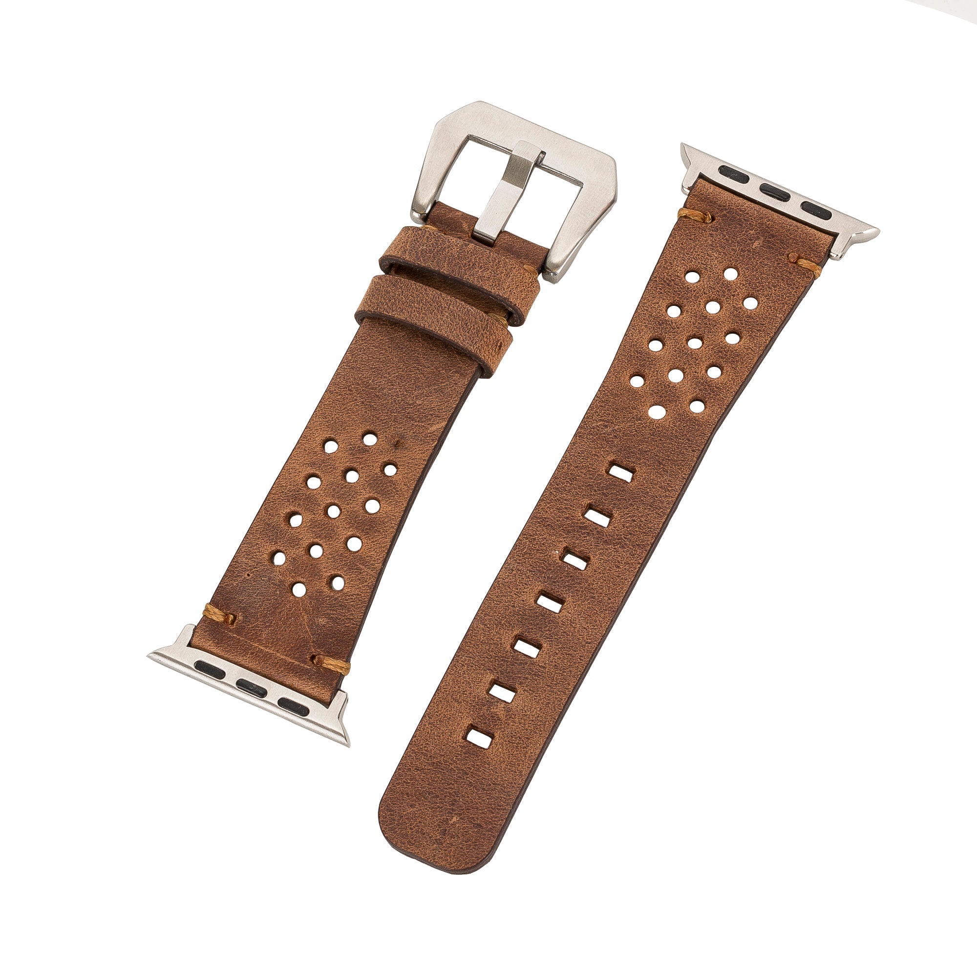 LupinnyLeather Leeds Watch Band for Apple Watch Series and Fitbit/Sense 9