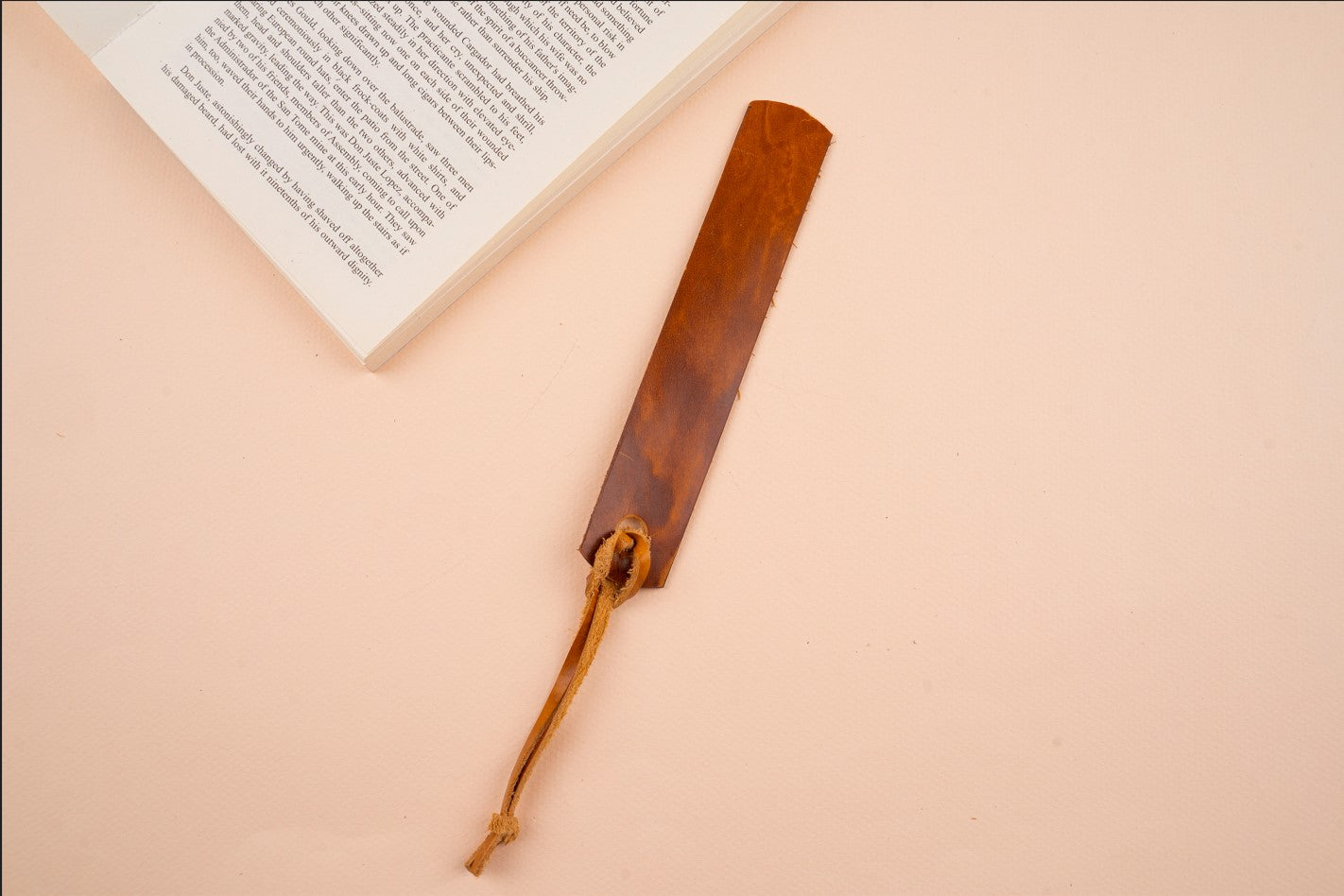 Leather Bookmark Personalizable