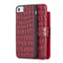 iPhone 8 / Croco Red / Leather