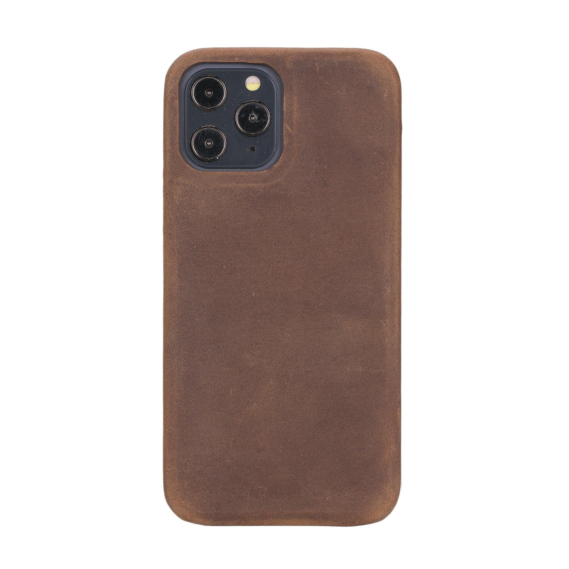 Apple iPhone 12 Pro Max 6.7 Book Genuine Leather Special Case Cover, Brown