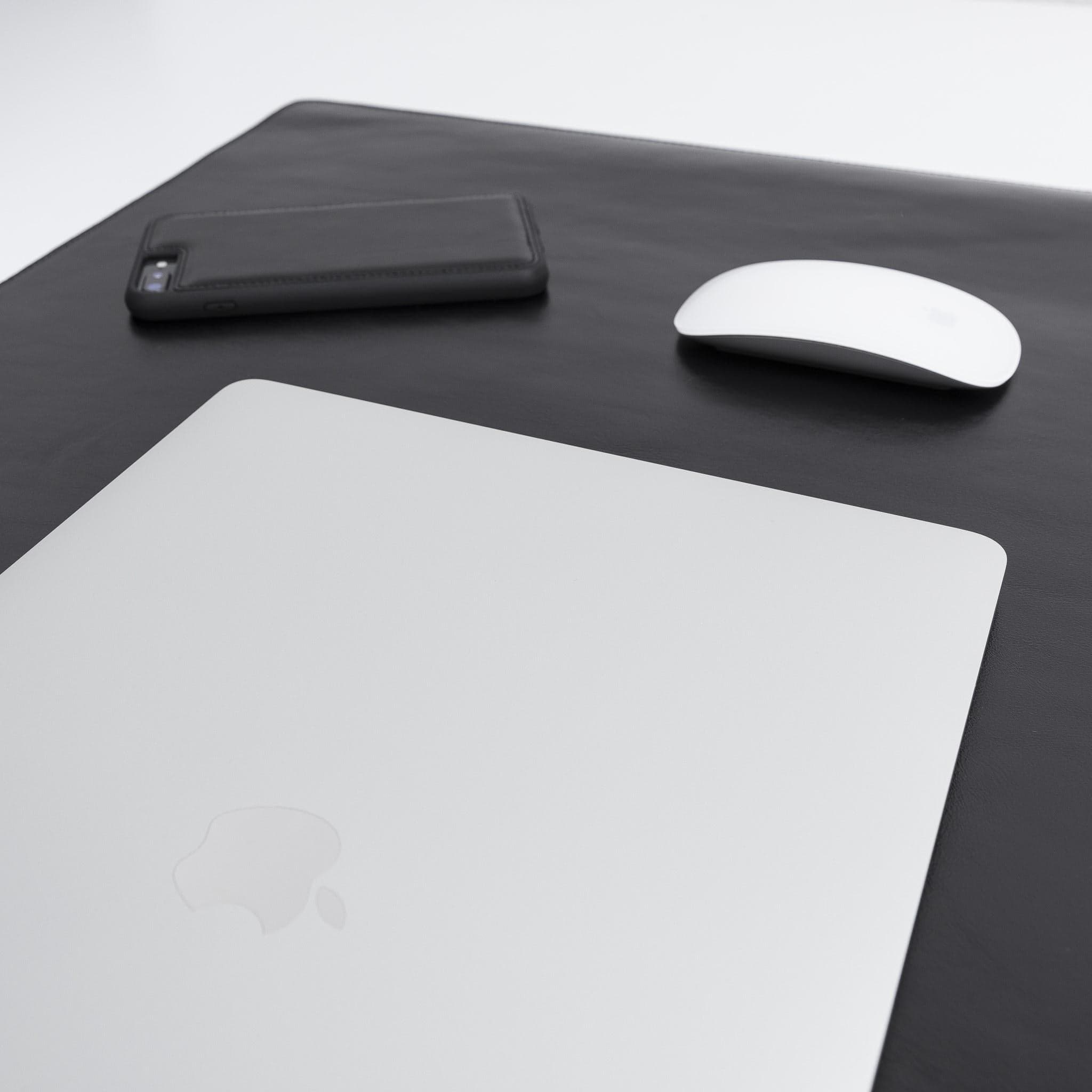 Customizable Full Grain Leather Desk Mat Bouletta LTD