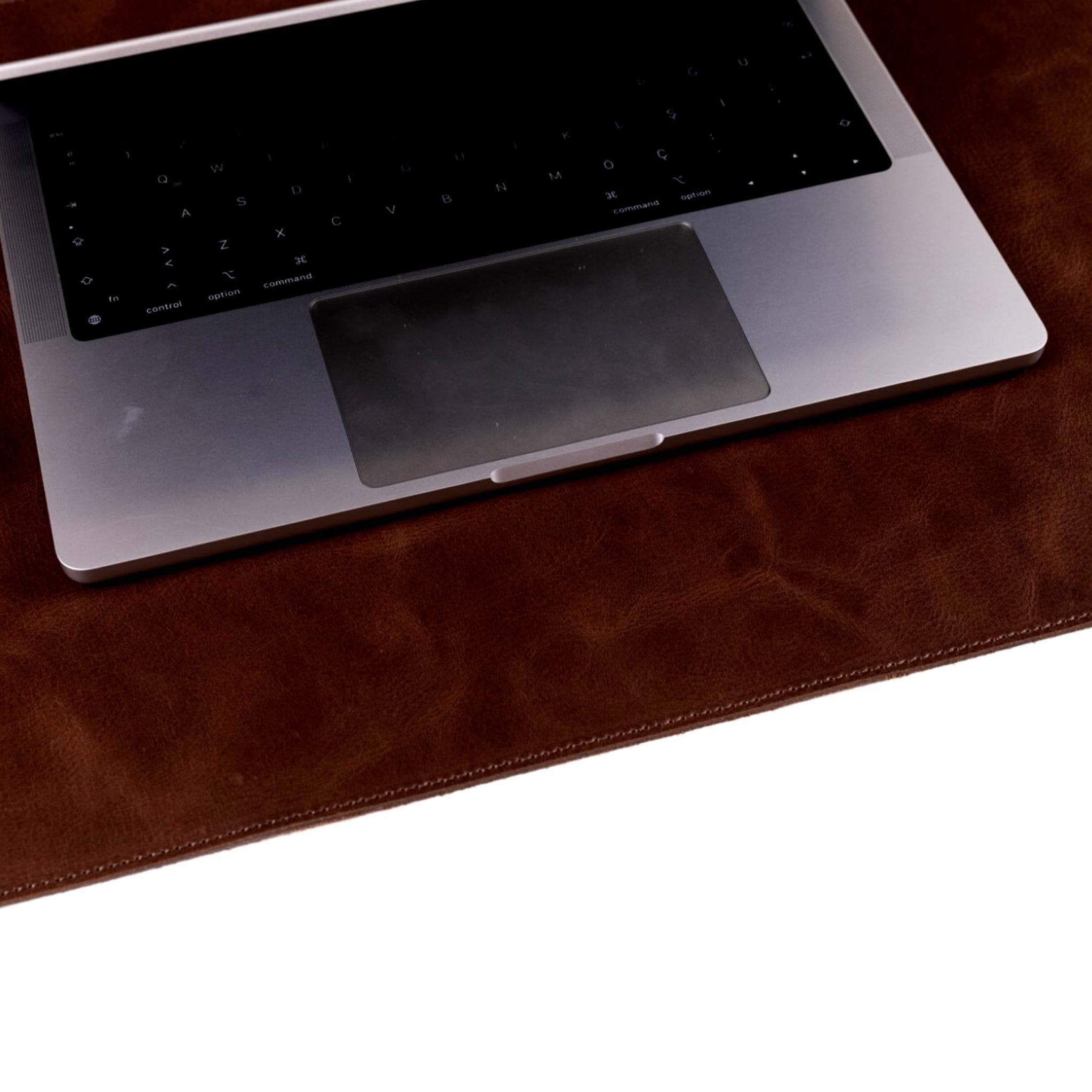 Customizable Full Grain Leather Desk Mat Bouletta LTD