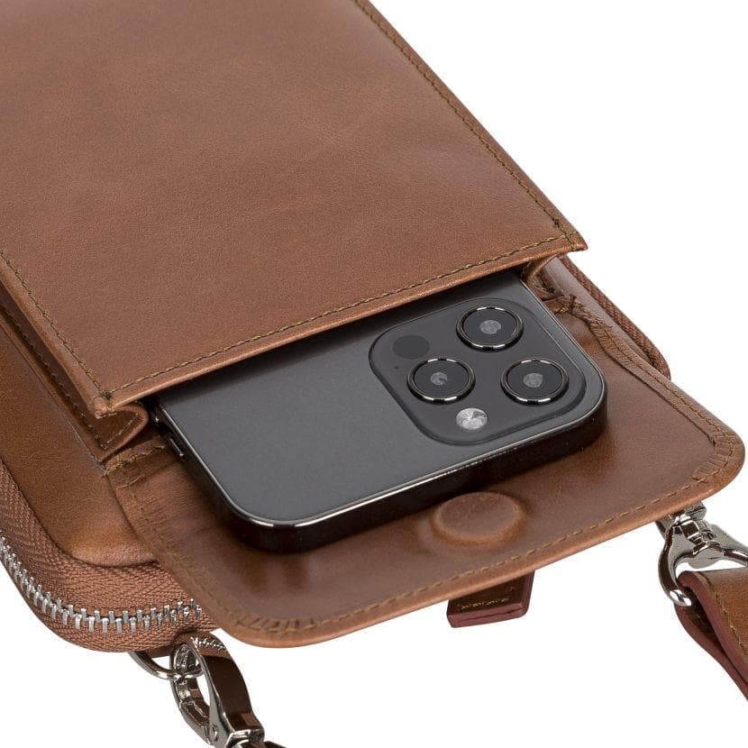 Nino Leather Crossbody Bag - Universal Wallet Case for Phones Bouletta LTD