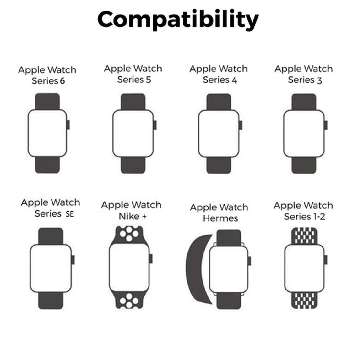 LupinnyLeather Quinn Watch Band for Apple Watch & Fitbit Versa/Sense (Brown) 17