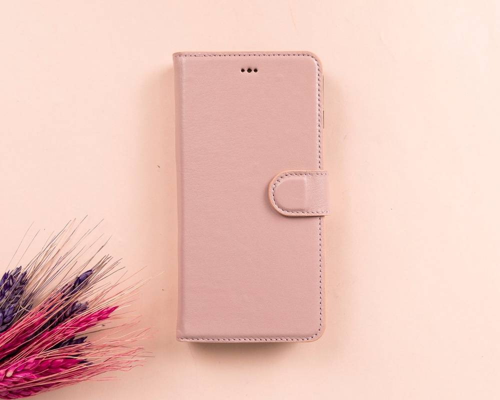 Pink Leather iPhone Wallet Case  £19.99 at Mark Russell Leather