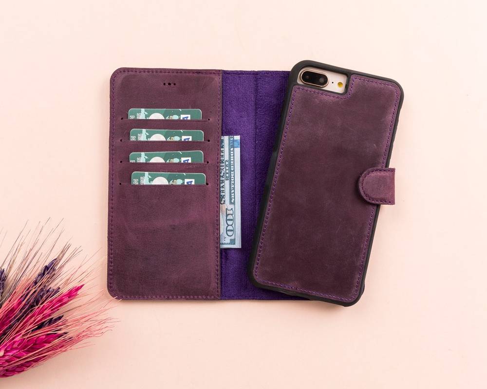 Volgen Inpakken Ontvanger Leather Wallet Case for iPhone 7/8 - LupinnyLeather – Lupinnyleather