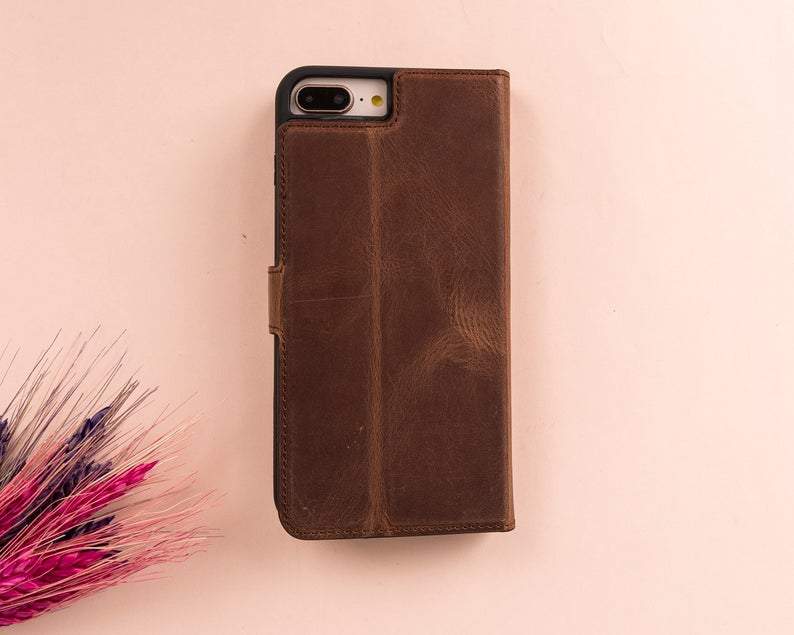 iPhone SE Leather Wallet Case