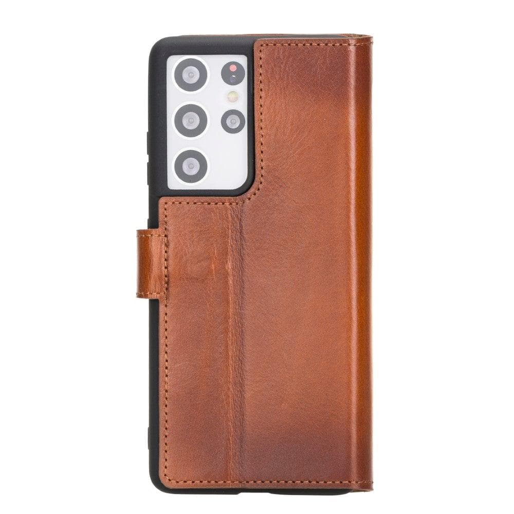 Non-Detachable Leather Wallet Cases for Samsung Galaxy S21 Series Bouletta LTD