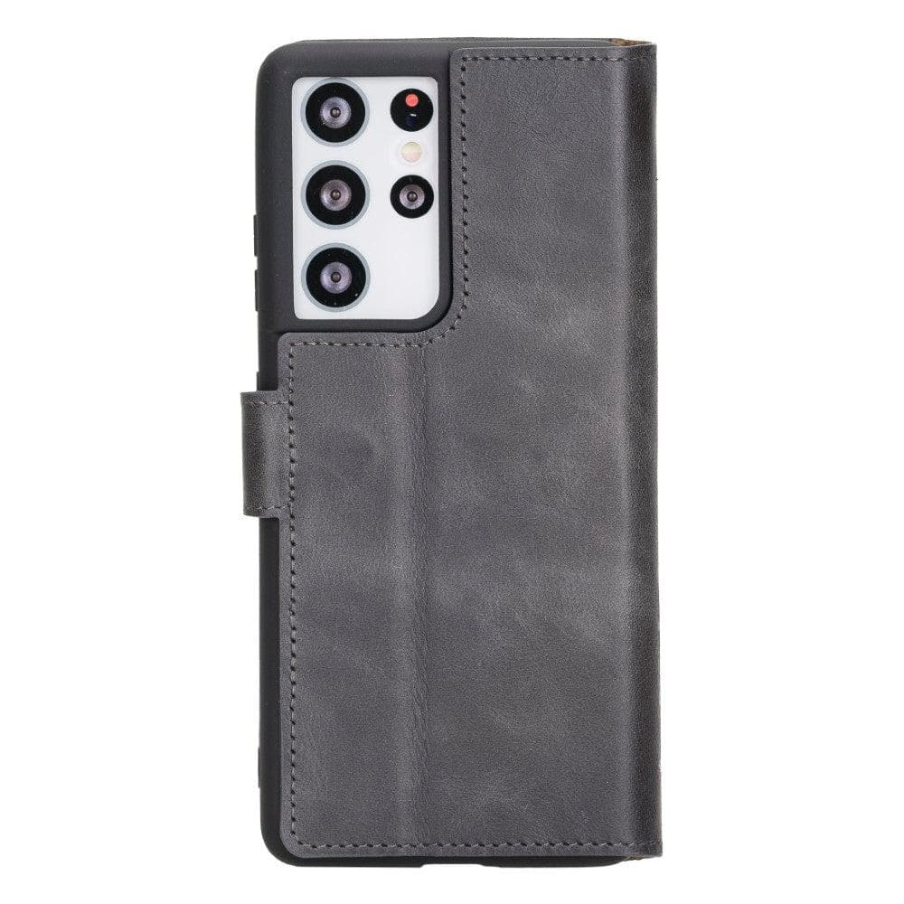 Non-Detachable Leather Wallet Cases for Samsung Galaxy S21 Series Bouletta LTD