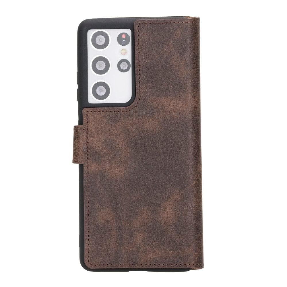 Non-Detachable Leather Wallet Cases for Samsung Galaxy S21 Series Bouletta LTD