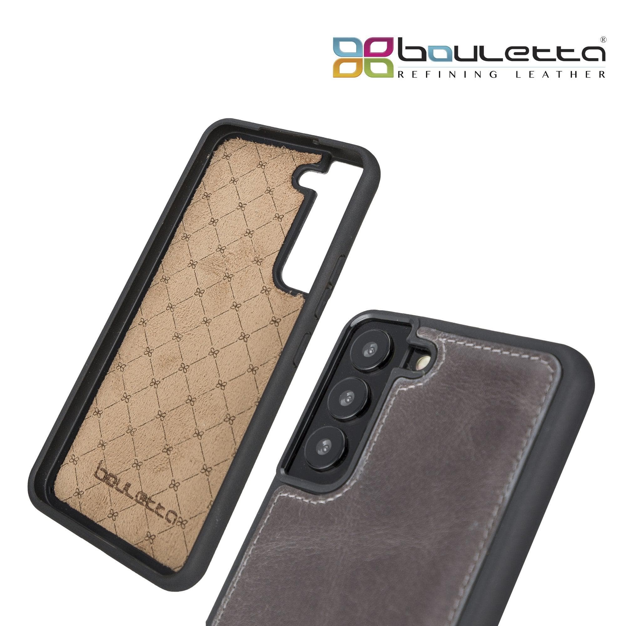 Samsung Galaxy S22 Series Genuine Leather Slim Back Cover Case Bouletta LTD