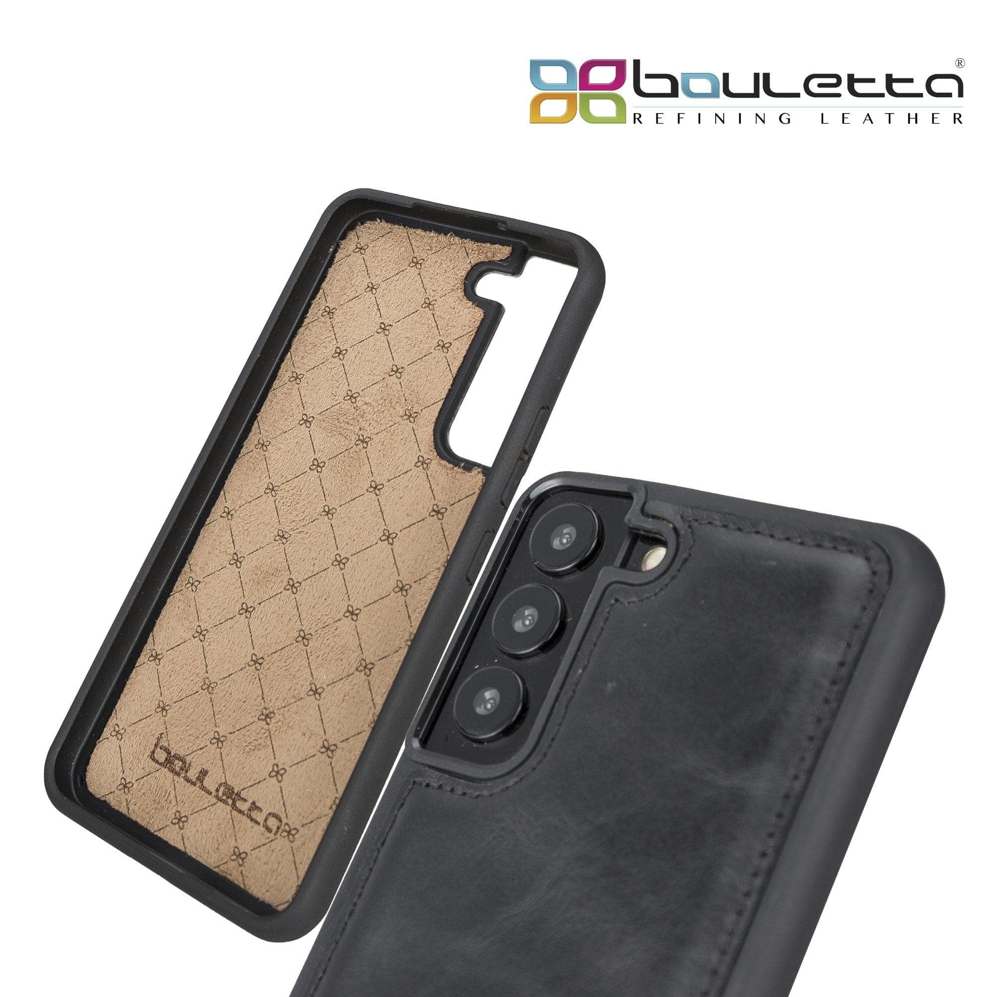 Samsung Galaxy S22 Series Genuine Leather Slim Back Cover Case Bouletta LTD