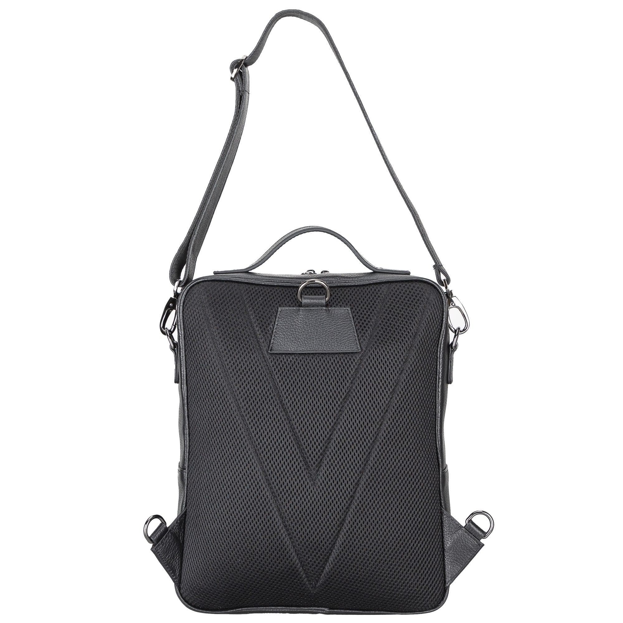 Molde Unisex Genuine Leather Backpack for Daily Life or Laptop / MacBook Black Bouletta LTD