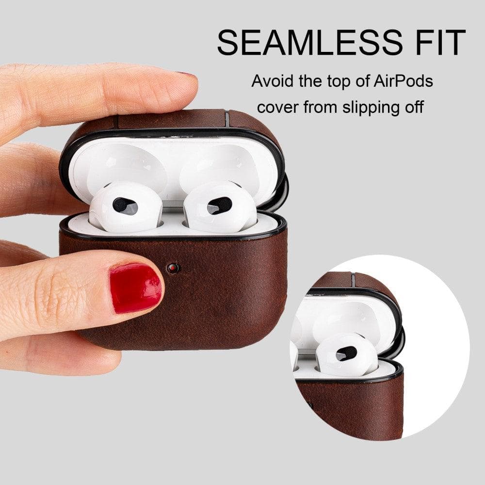 Juni Genuine Leather Cases for Apple AirPods 3rd Generation Bouletta LTD