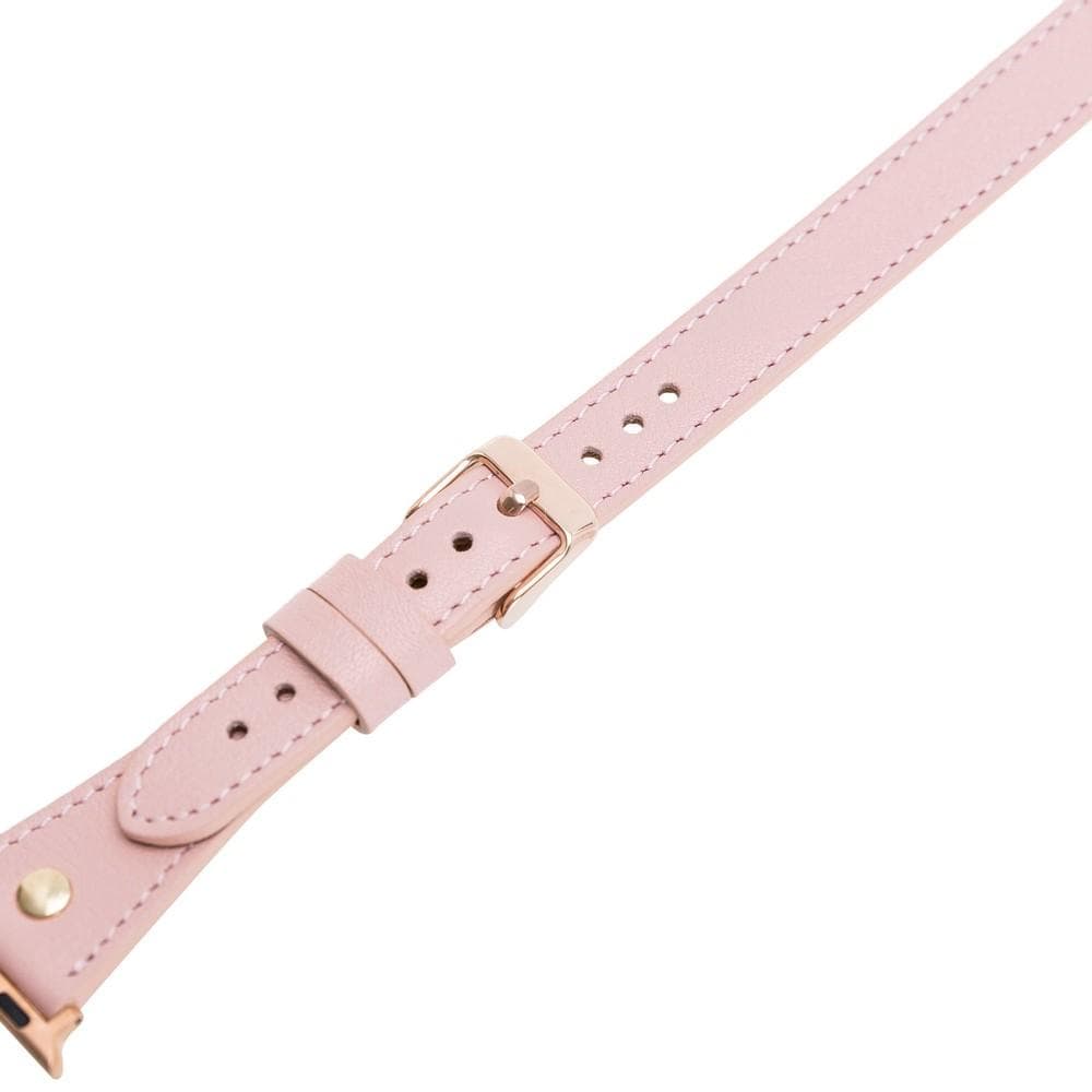 DelfiCase Oxford Double Watch Band for Apple Watch 42mm 44mm (Pink)4