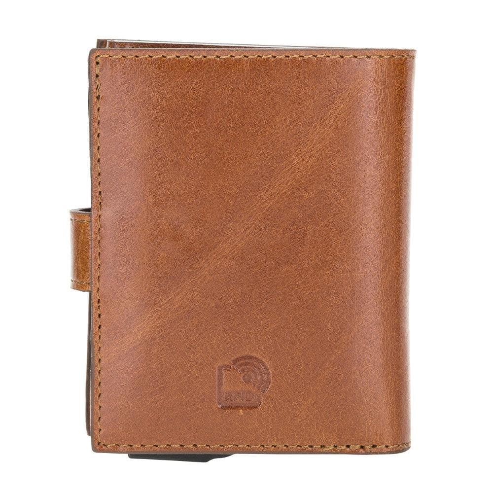 Palermo Zip Mechanical Leather Card Holder Bouletta LTD