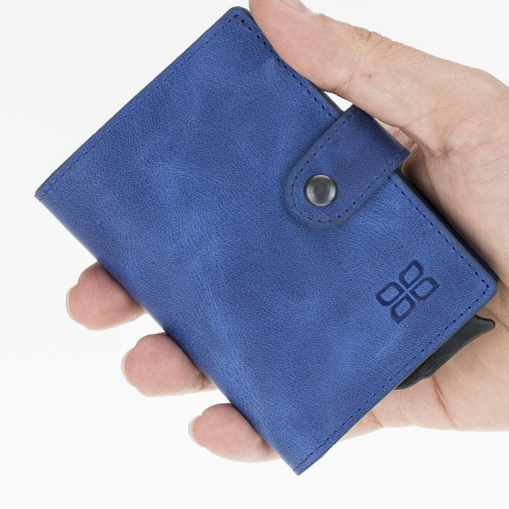 Palermo Zip Mechanical Leather Card Holder Bouletta LTD