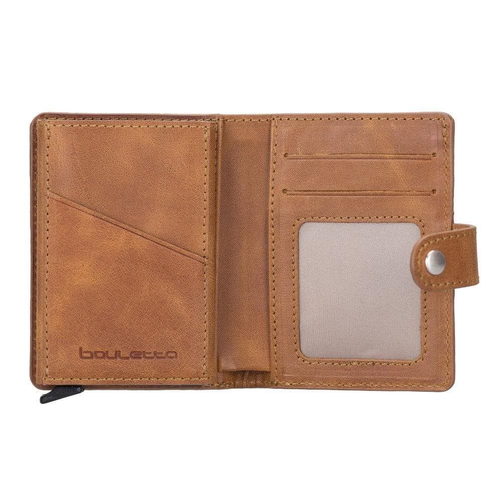 Palermo Zip Mechanical Leather Card Holder Bouletta LTD