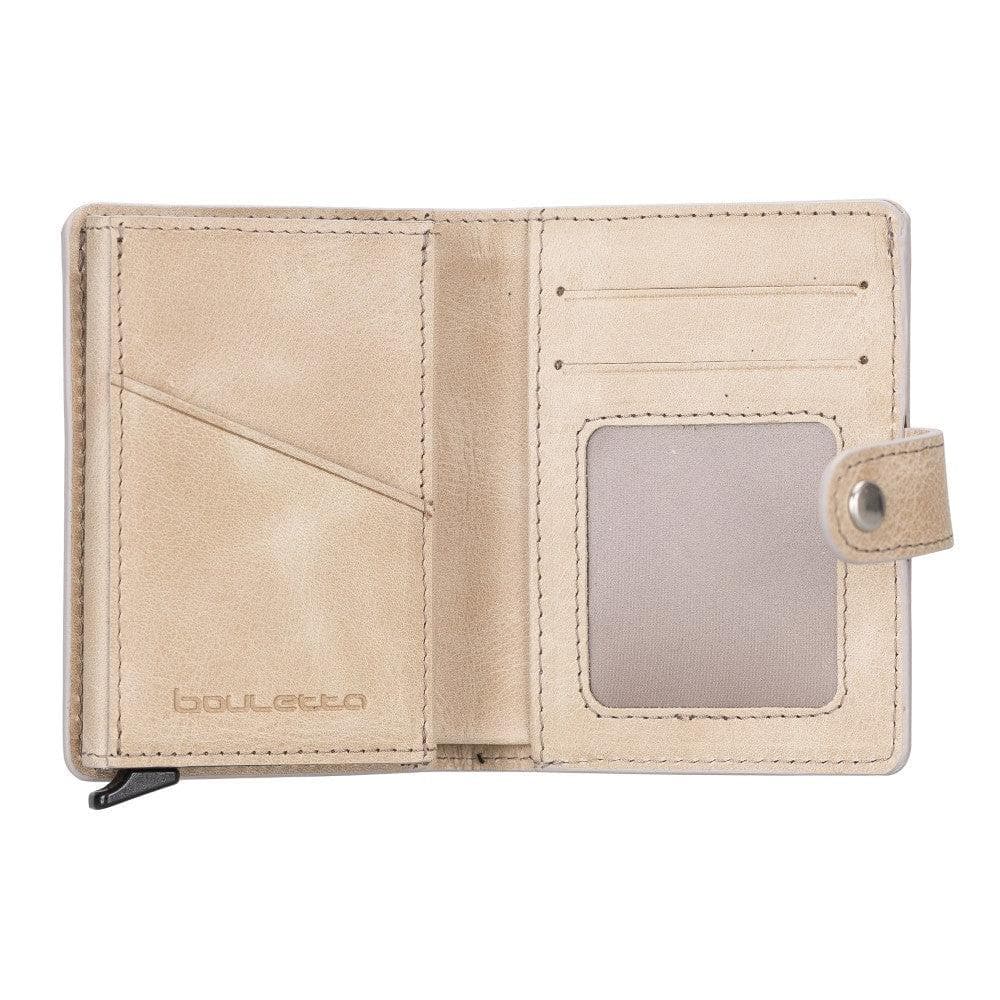 Palermo Zip Mechanical Leather Card Holder Bouletta LTD