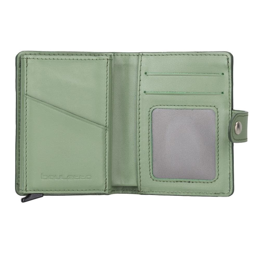 Palermo Zip Mechanical Leather Card Holder Bouletta LTD