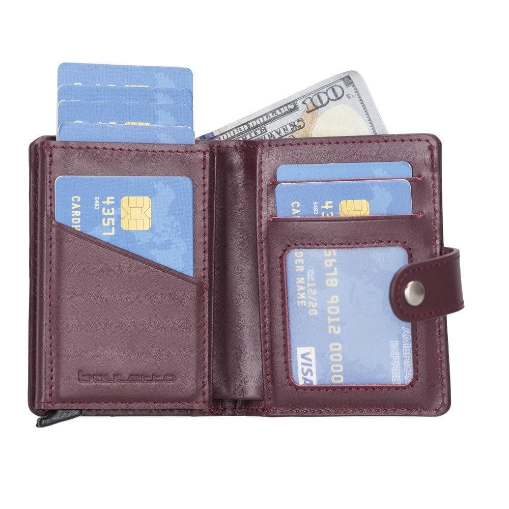 Palermo Zip Mechanical Leather Card Holder Bouletta LTD