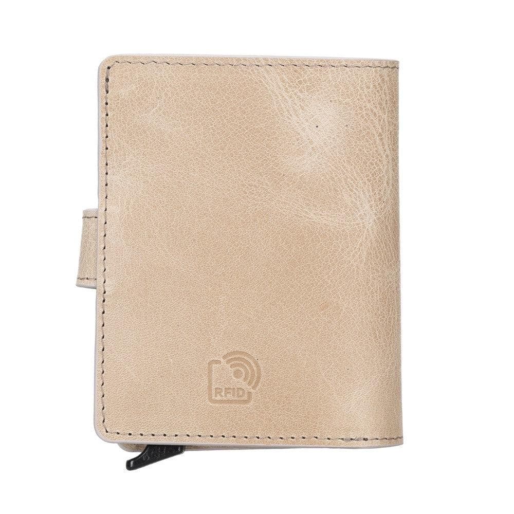 Palermo Zip Mechanical Leather Card Holder Bouletta LTD