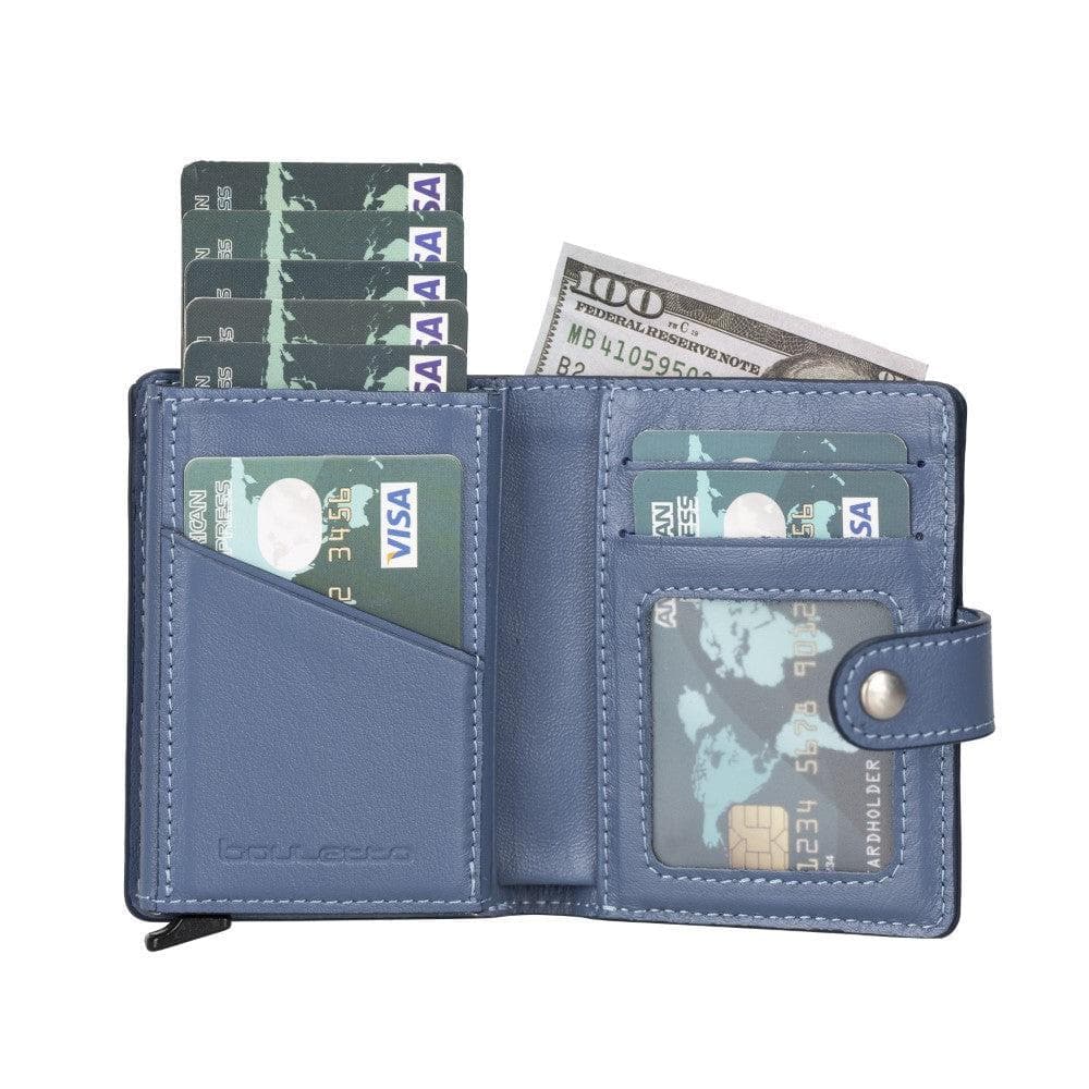 Palermo Zip Mechanical Leather Card Holder Bouletta LTD