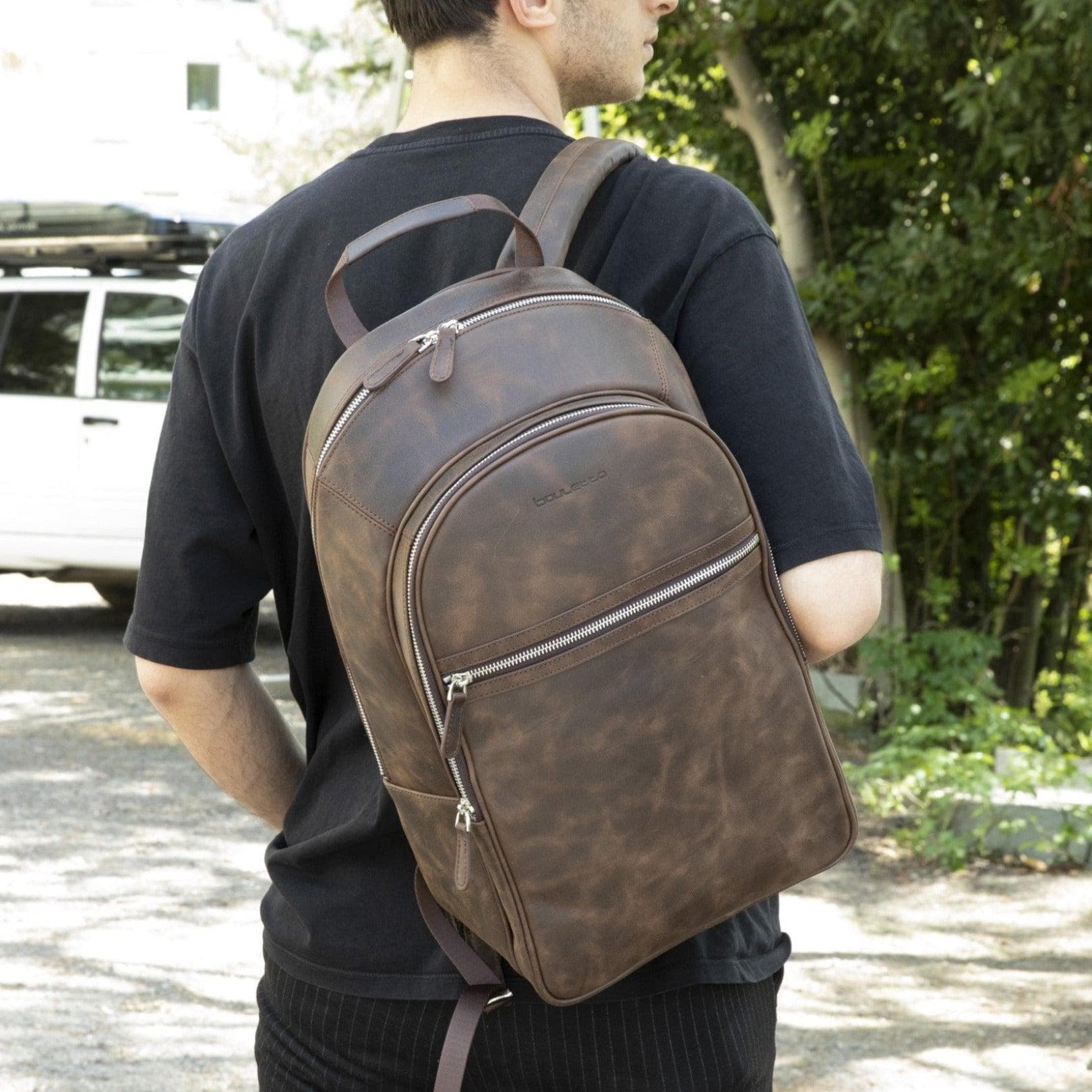 Pella Genuine Leather Backpack & Rucksack - Handmade and Customizable Bouletta LTD