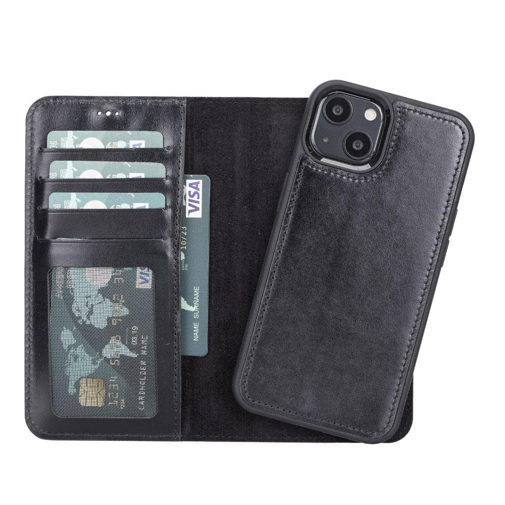 B2B - Apple iPhone 13 6.1 Detachable Leather Case / MW RST1 Bouletta B2B