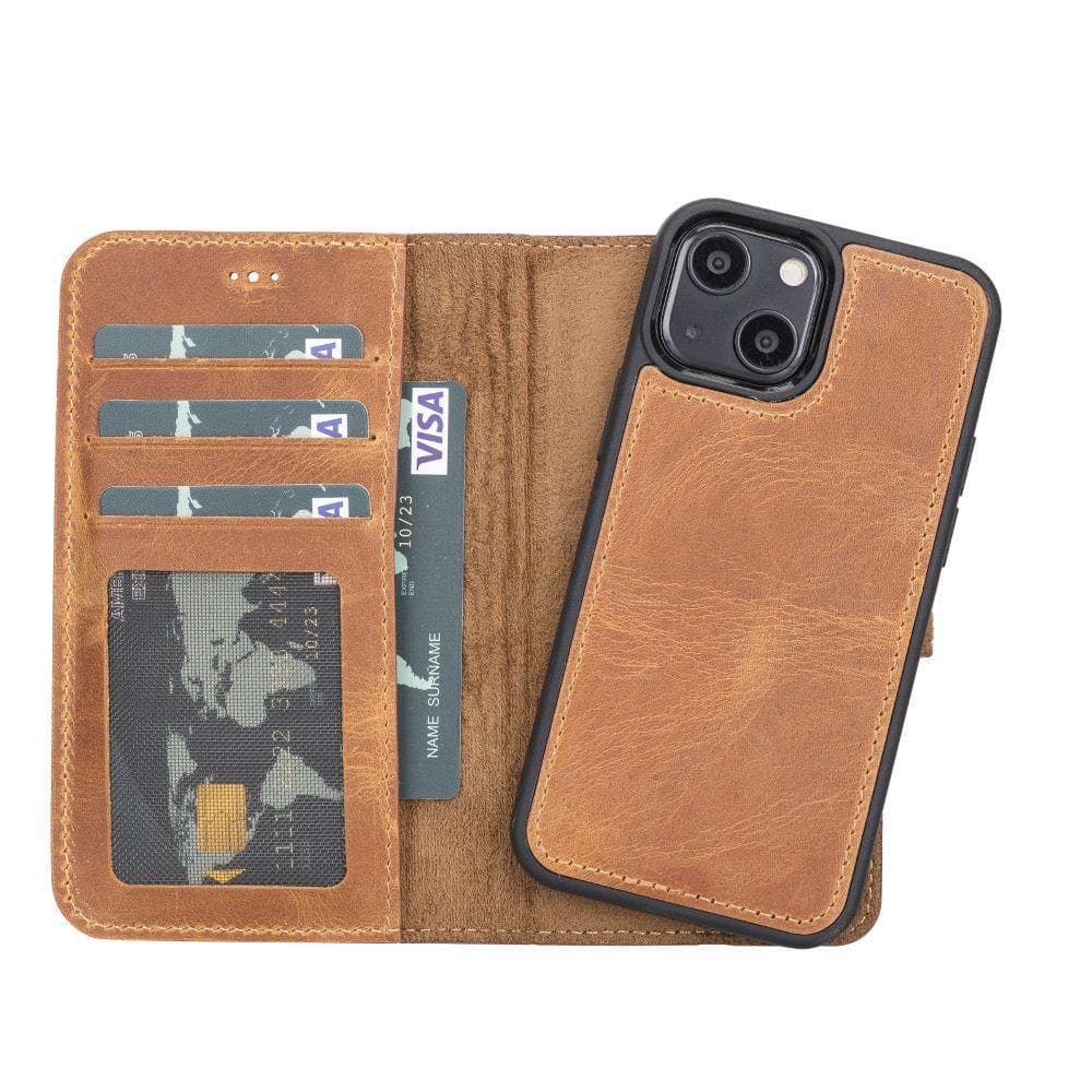 B2B - Apple iPhone 13 Mini 5.4 Detachable Leather Case / MW G19 Bouletta B2B