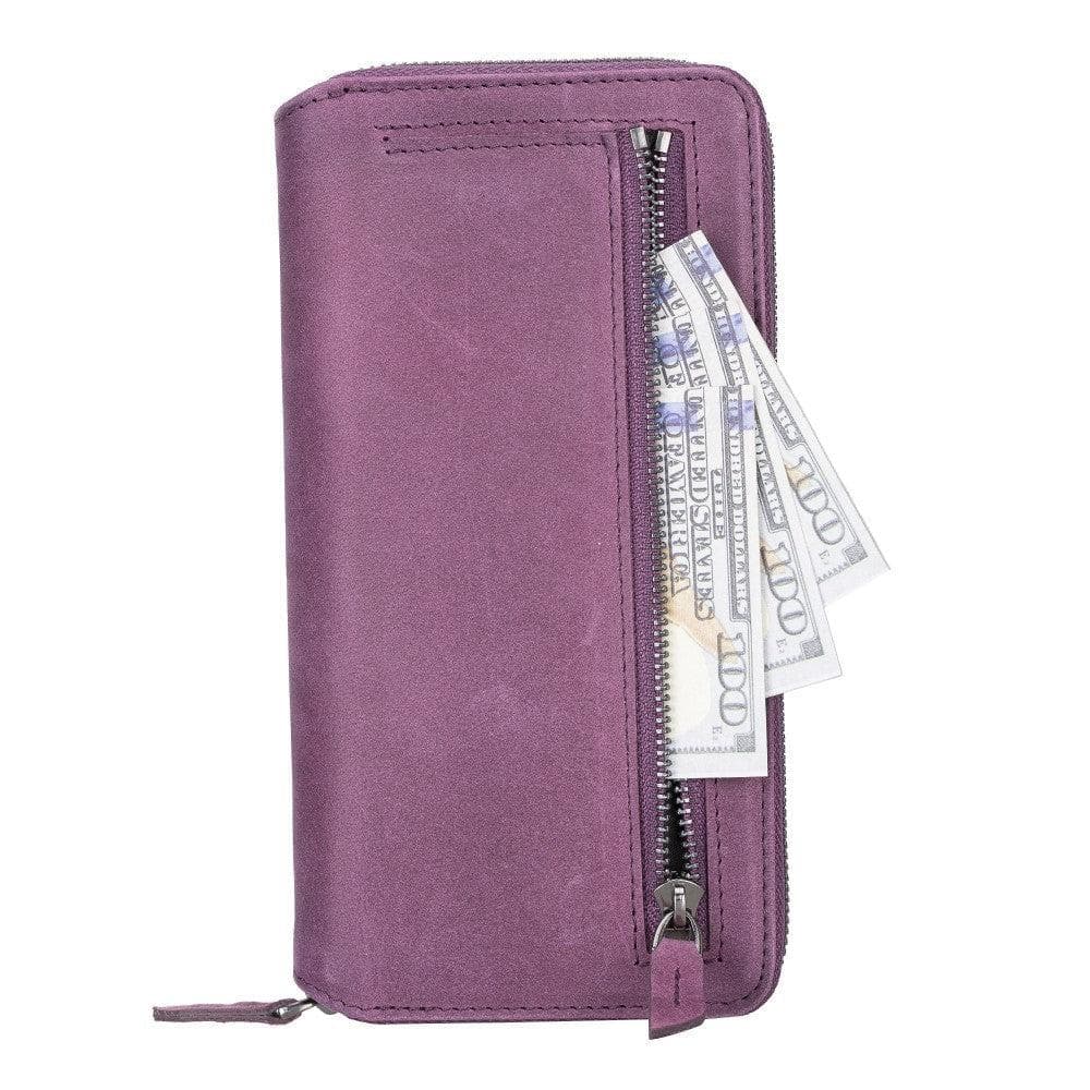 Samsung Galaxy S22 Series Zippered Leather Detachable Wallet Case Bouletta LTD