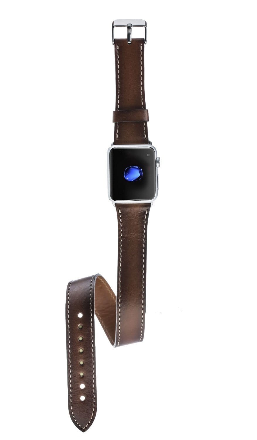 LupinnyLeather Double Leather Watch Band for Apple Watch Band 3