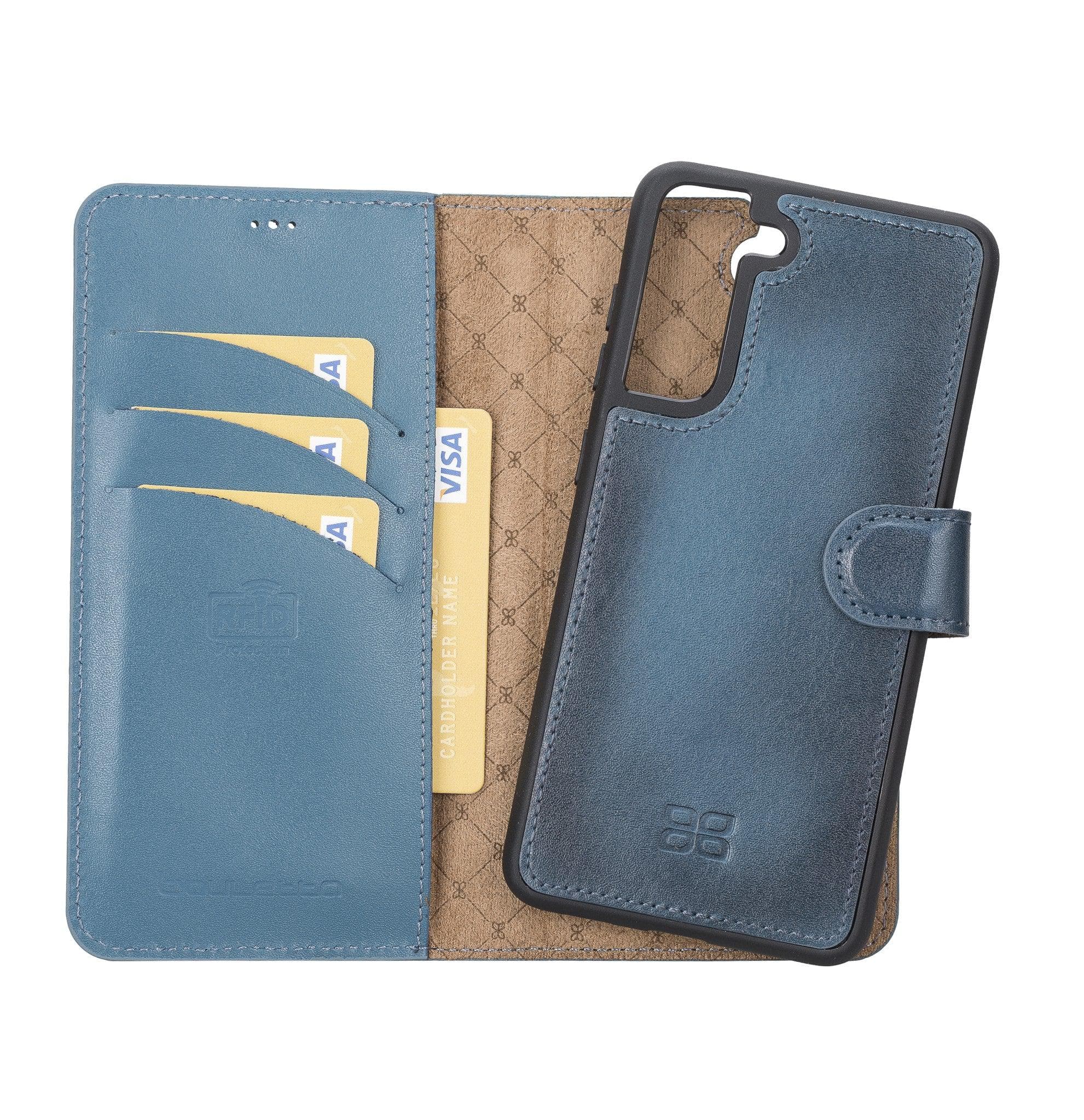 Samsung Galaxy S21 FE (Fan Edition) Detachble Leather Wallet Case Bouletta LTD