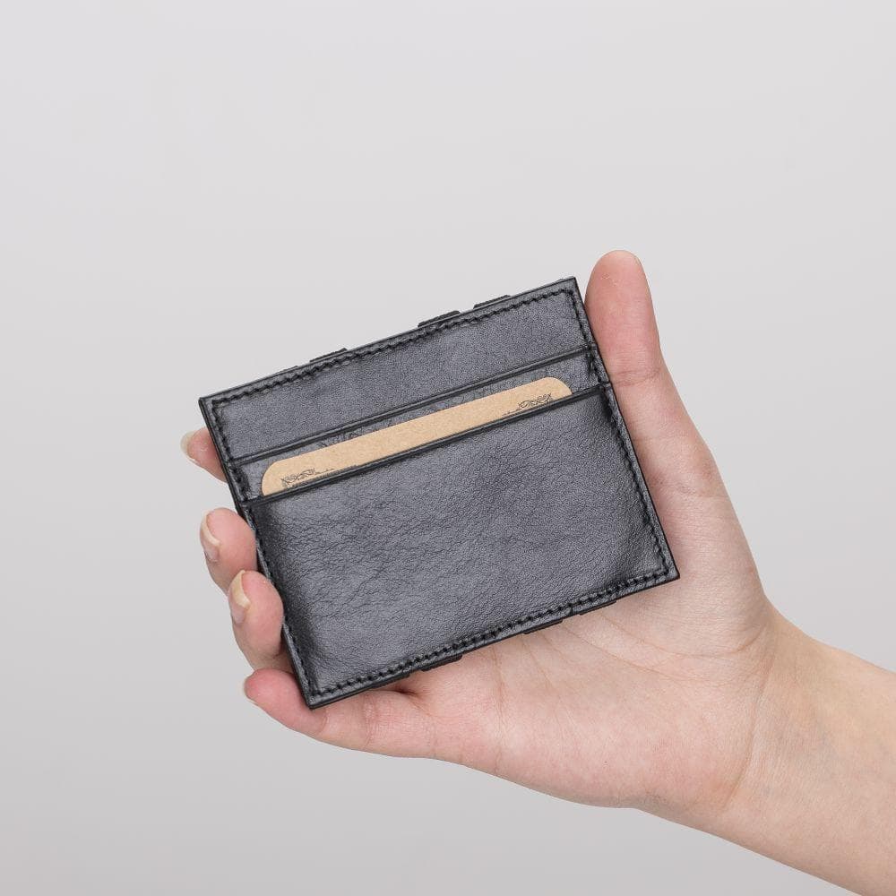 Yule Cryptic Leather Wallet Black Bouletta Shop