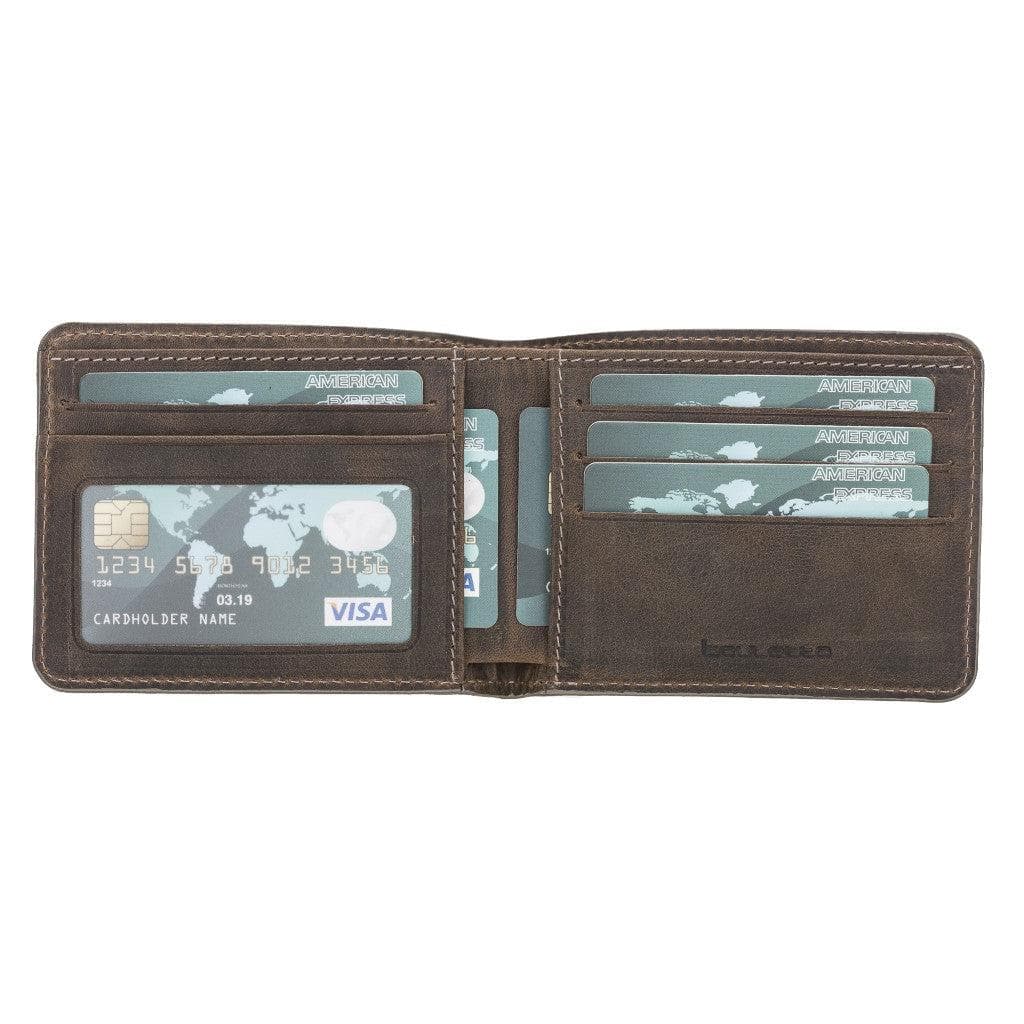 Pier Handmade and Personalised Genuine Leather Wallet for Men's Bouletta LTD